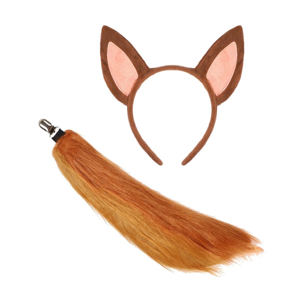 4534 Dog Ears And Tail Set For Halloween Costume Party Cosplay
